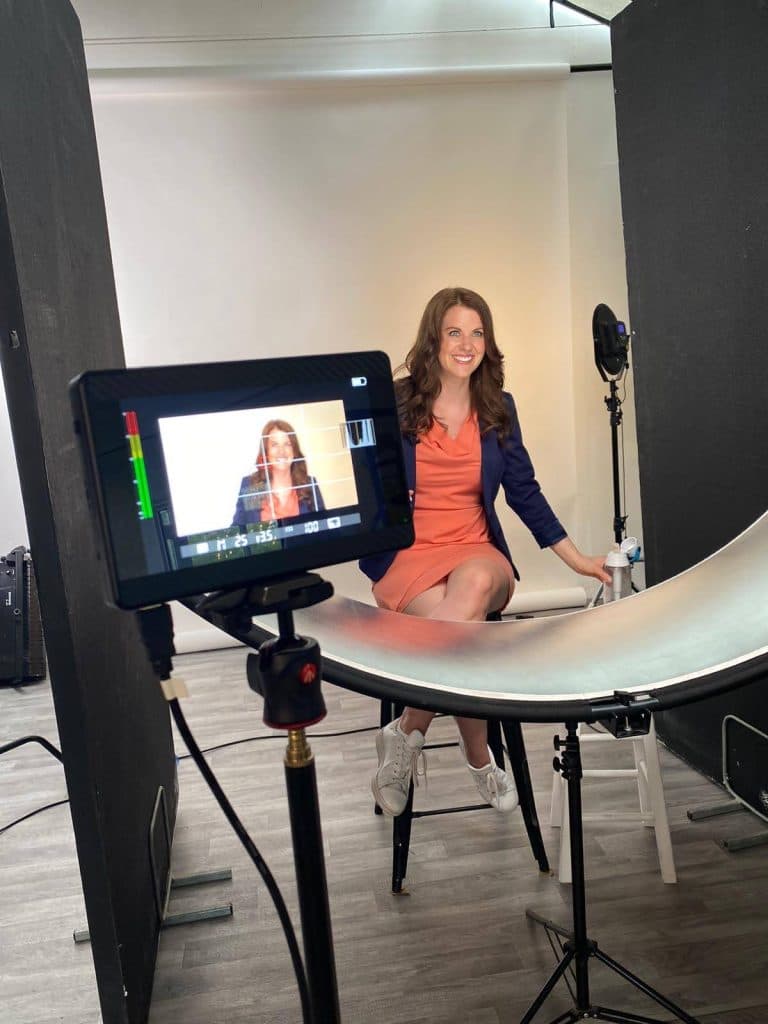 Louise Gookey Studio TV Presenter Louise Gookey