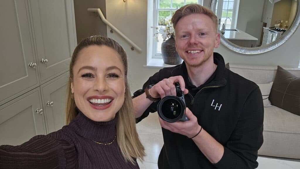 Hannah Jackson tv presenter on The Luxury Home Show