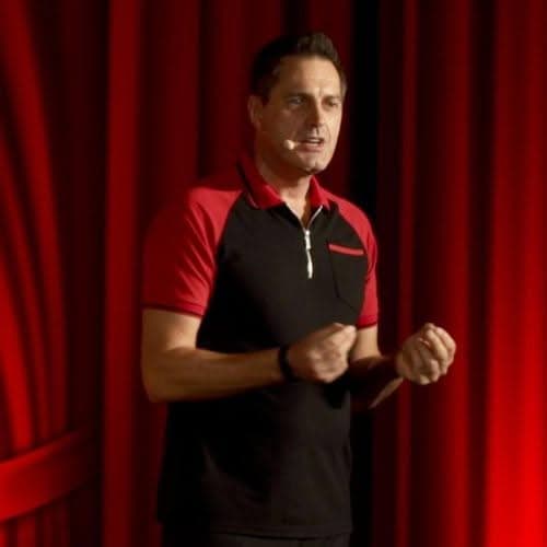 jason davies presenting a live event